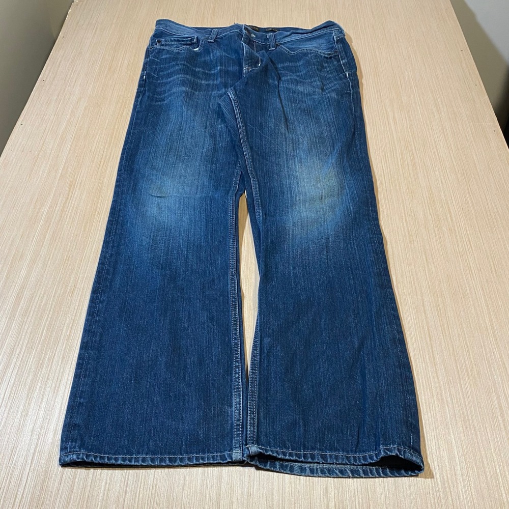 Helix Slim Boot Jeans Mens 36x32 Medium Wash Blue Denim 100% Cotton
